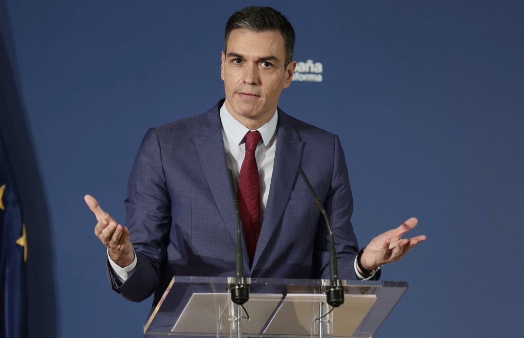 El presidente del Gobierno, Pedro Sánchez.