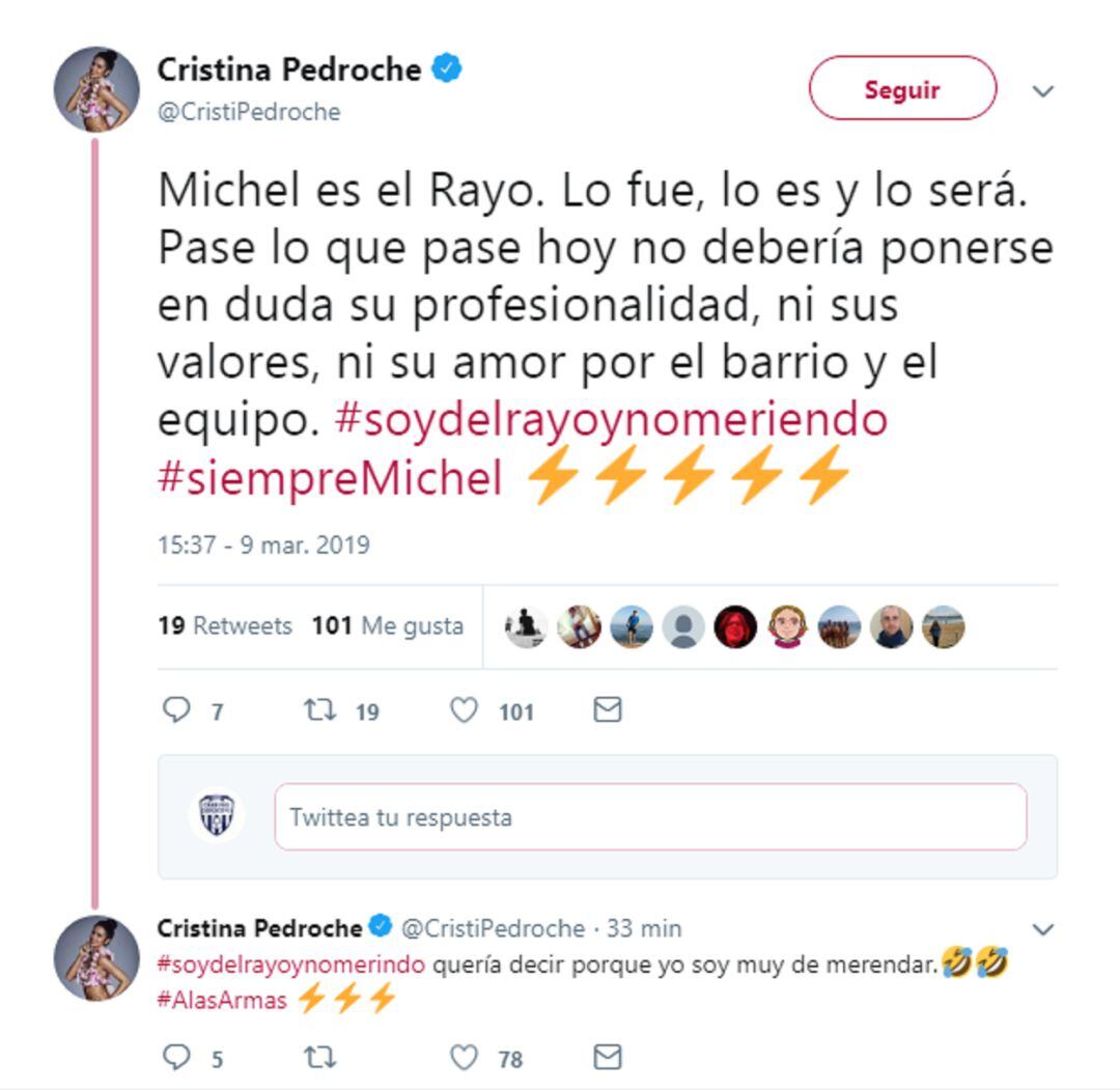 Cristina Pedroche se confundió de hashtag.