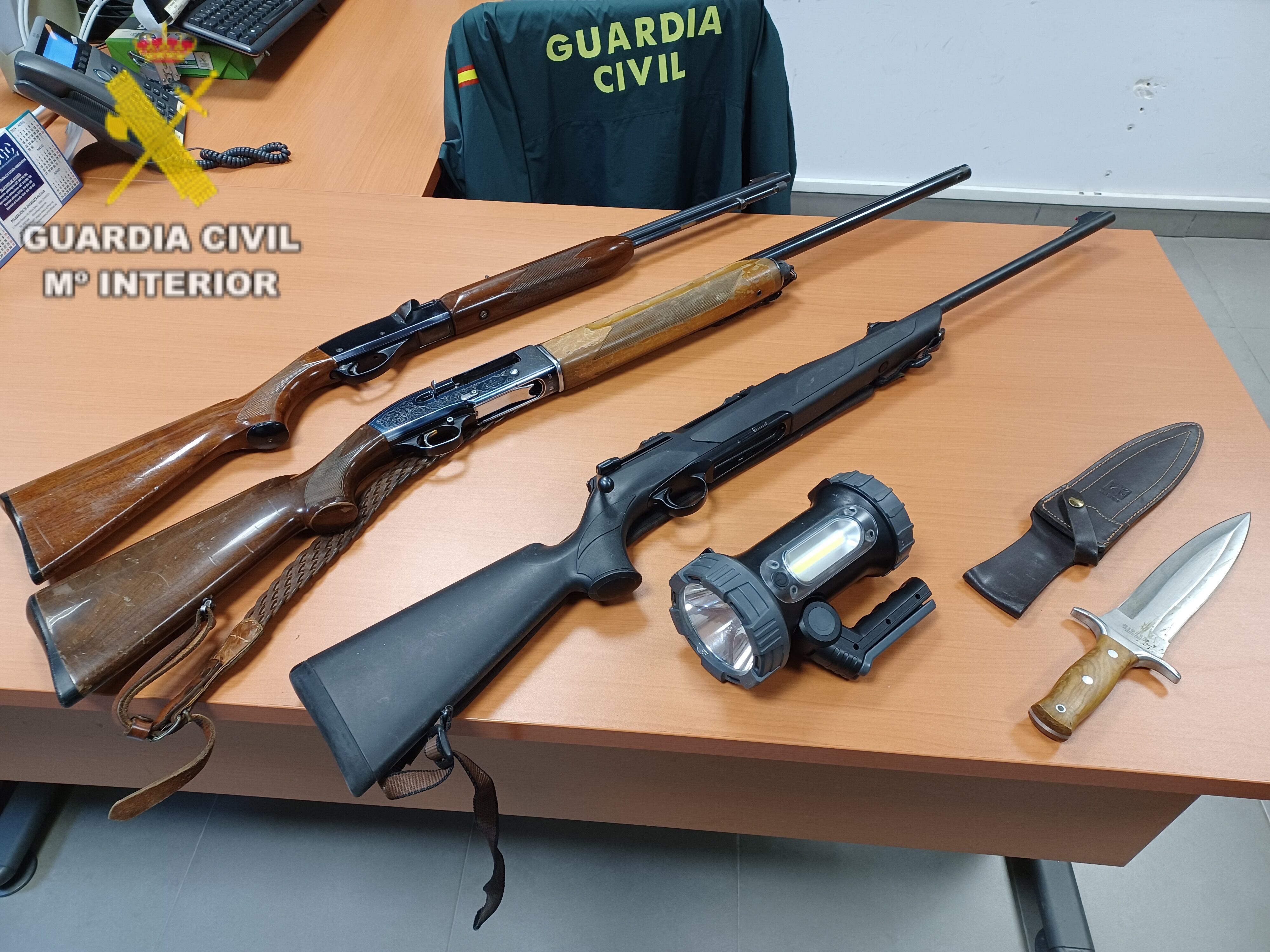 Cazador Furtivo localizado en Fraga