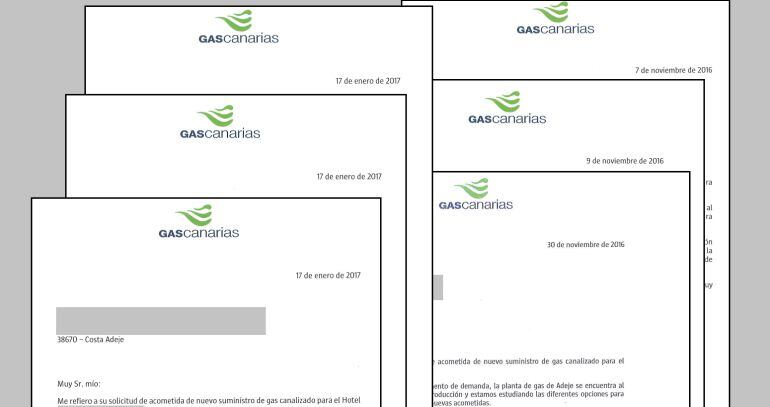 Cartas de Gas Canarias