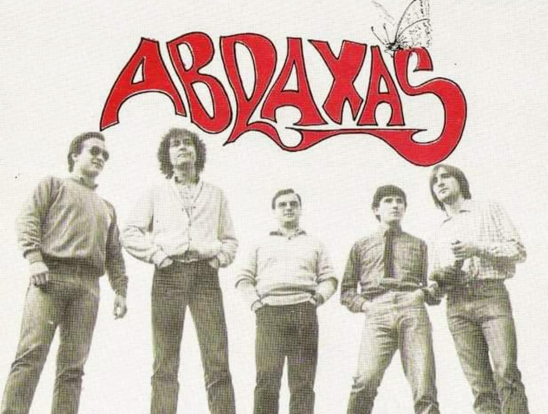 El grupo Abraxas, con Gerardo Álvarez Courel como vocalista