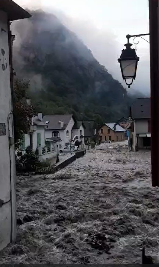 Lluvias en Urdos, Francia. C. García