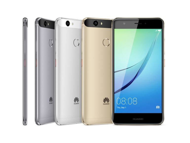 Los nuevos smartphones &#039;Nova de Huawei.