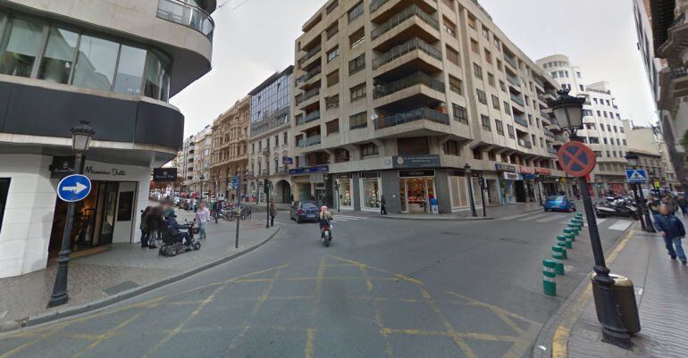 La calle TInte con Tesifonte Gallego está hoy ocupada