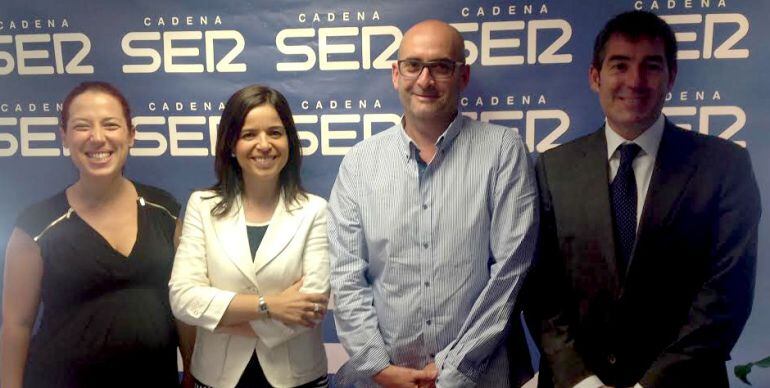 Patricia Hernández y Fernando Clavijo