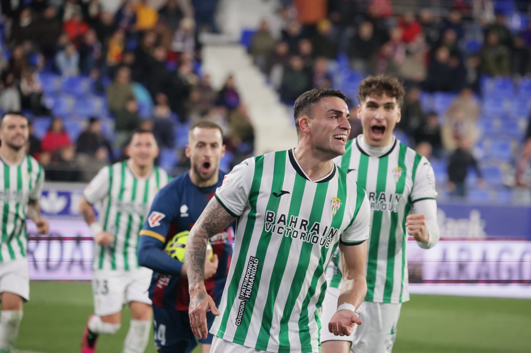 Carlos Isaac celebrando un gol.