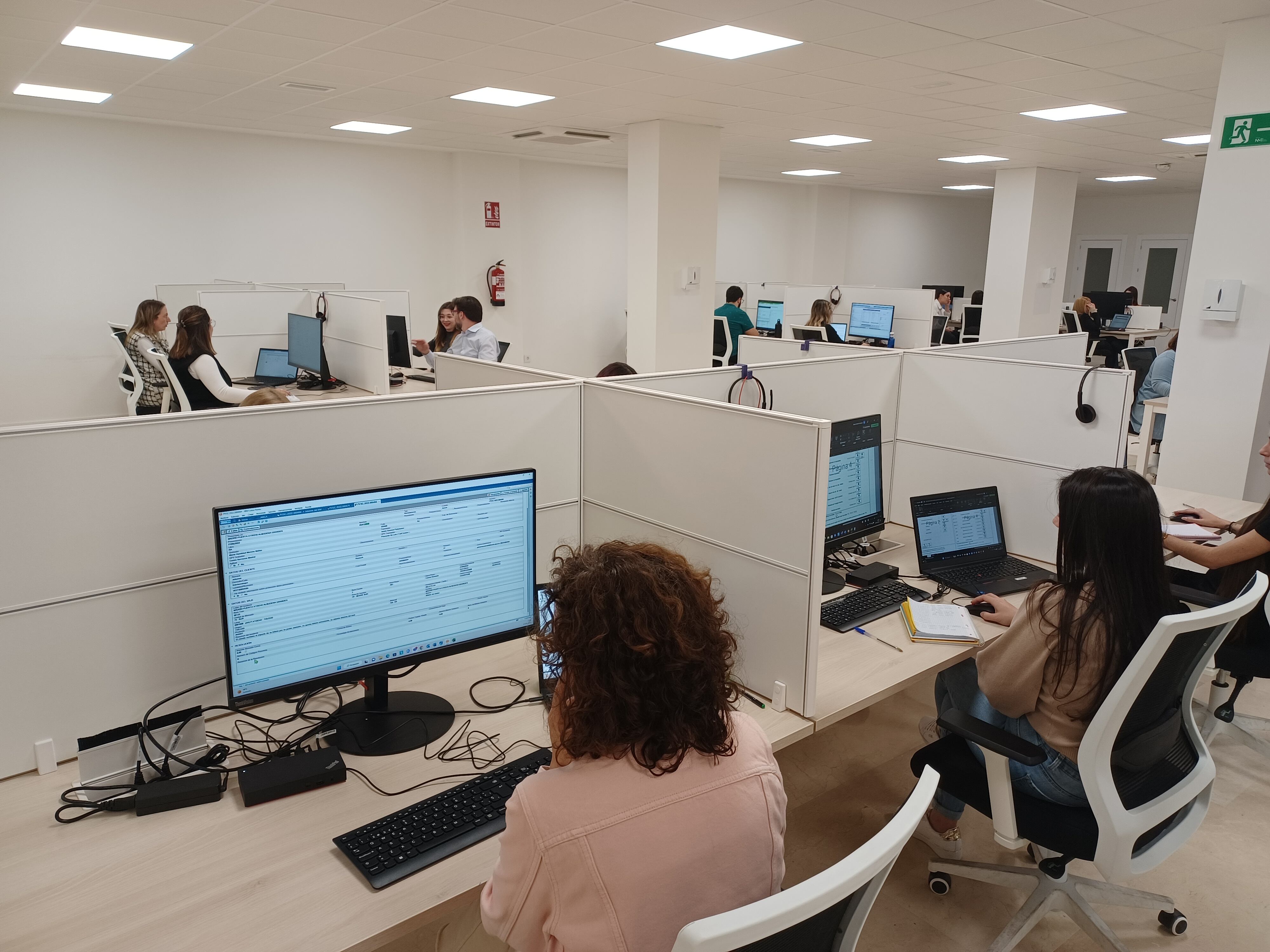 Instalaciones del CCD de RENFE en Linares.