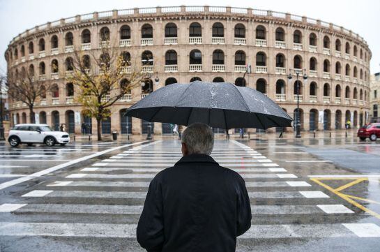 Viernes lluvioso en Valencia.