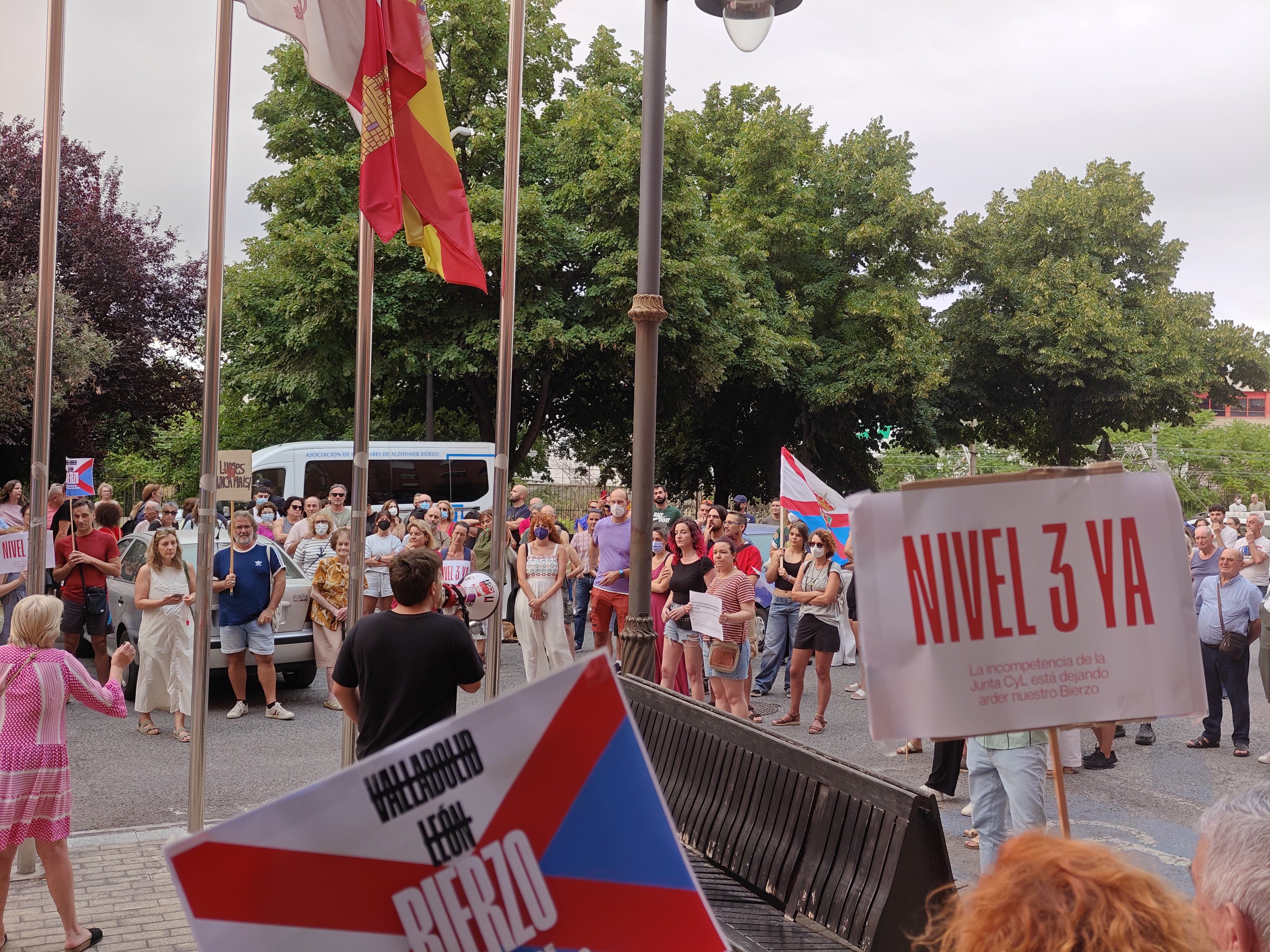 Imagen de la última protesta