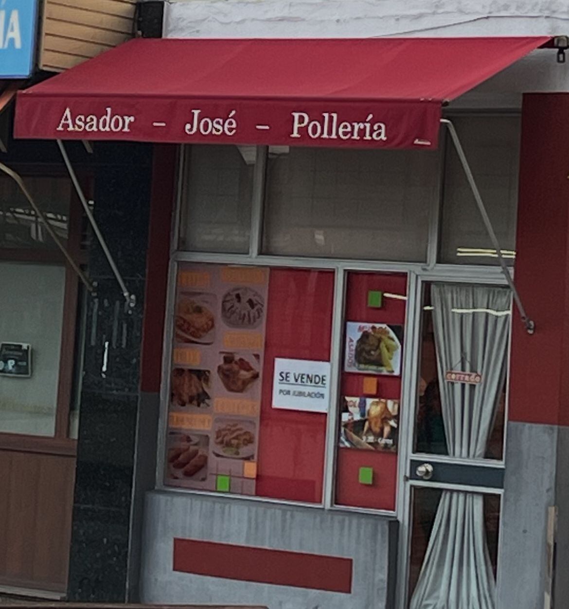 Asador José Pollería en el barrio de San Antonio