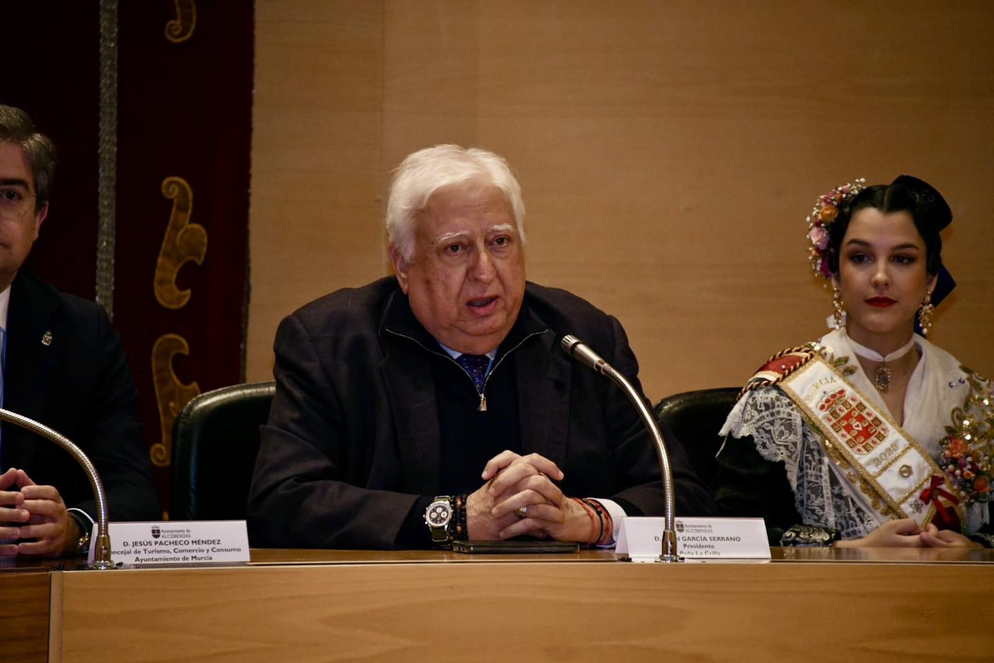 Juan García Serrano, presidente de la Federación de Peñas Huertanas de la Región