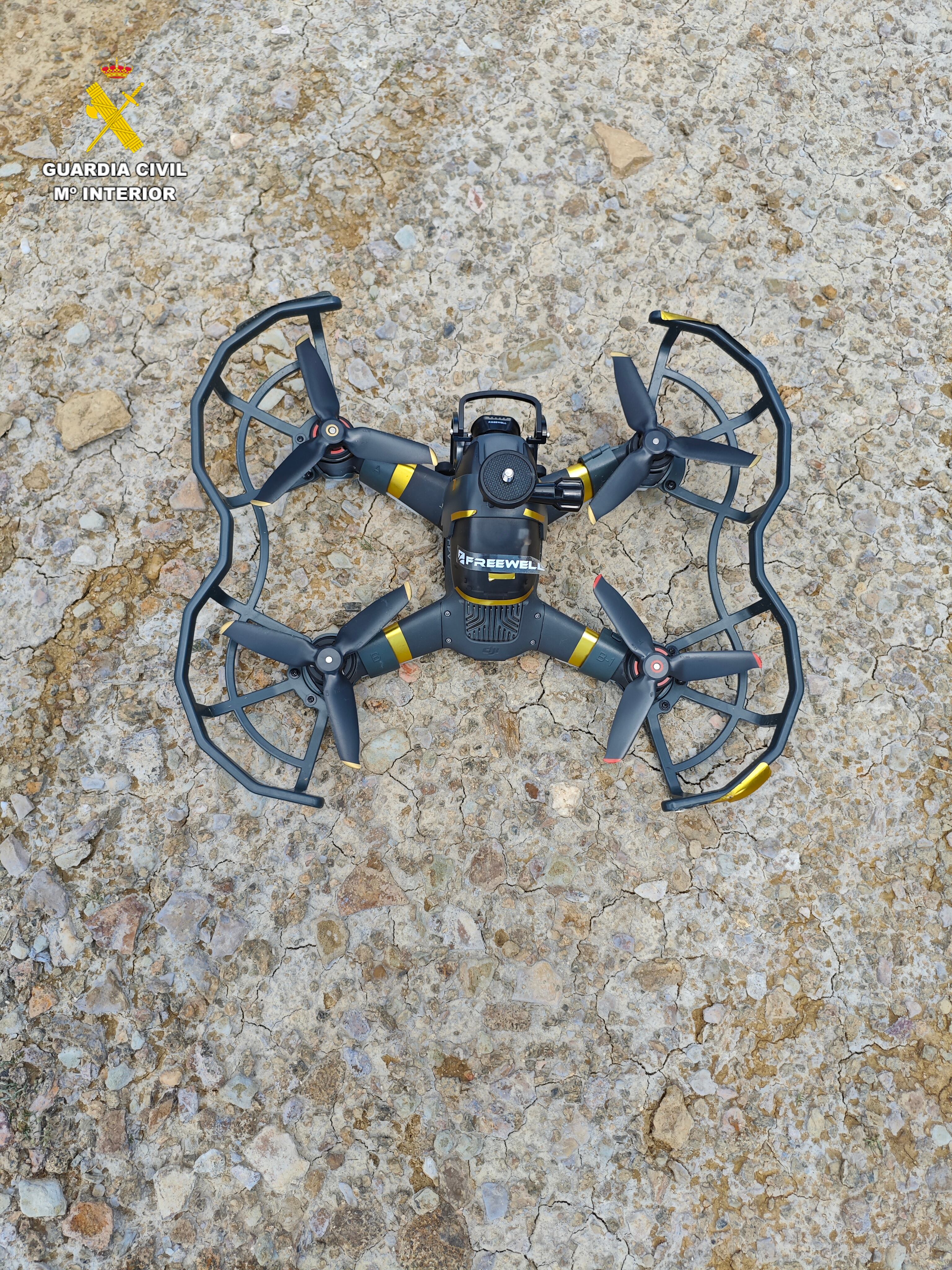 Dron investigado por la Guardia Civil por sobrevolar la Central Nuclear de Cofrentes.