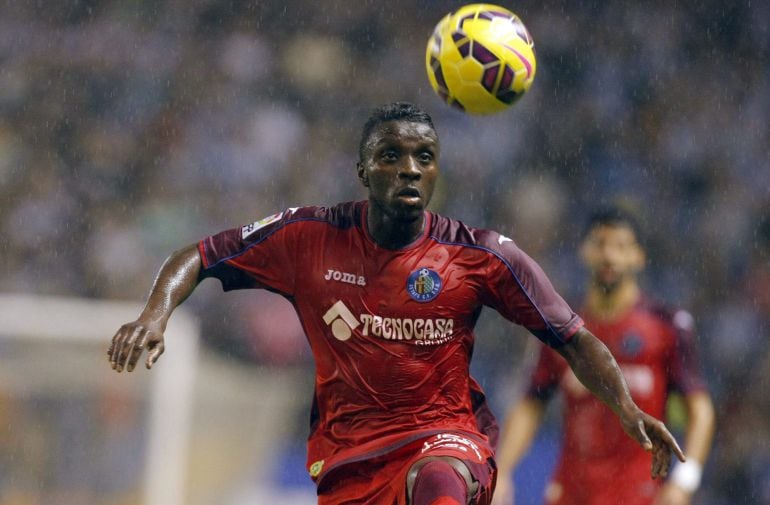 El centrocampista francés del Getafe Karim Yoda.