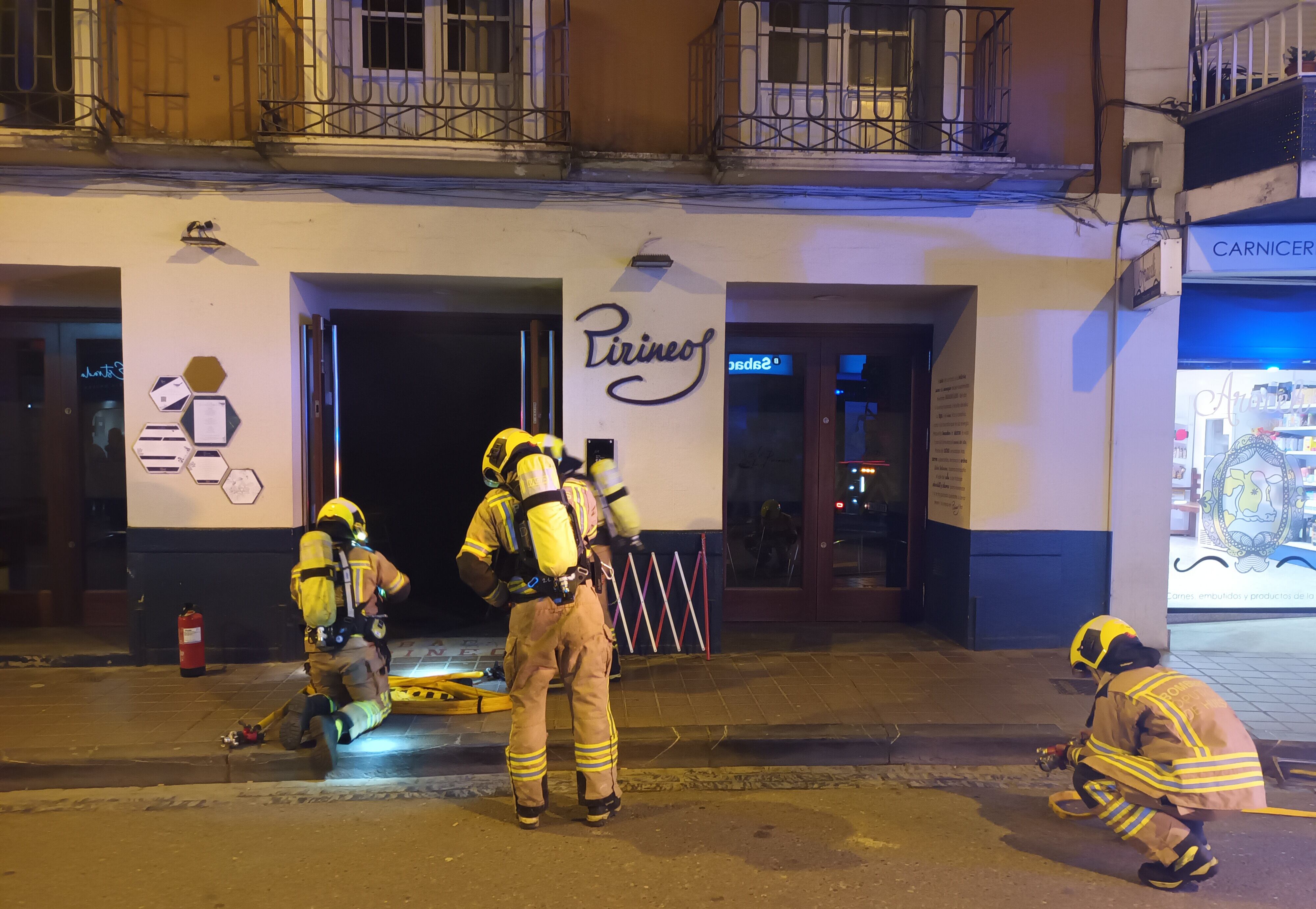 Los bomberos han actuado con rapidez
