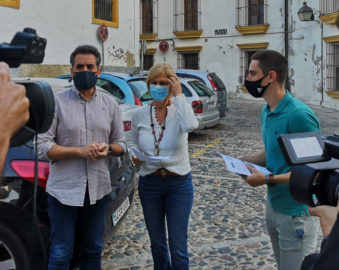 Antonio Saldaña este viernes ante los medios de comunicación