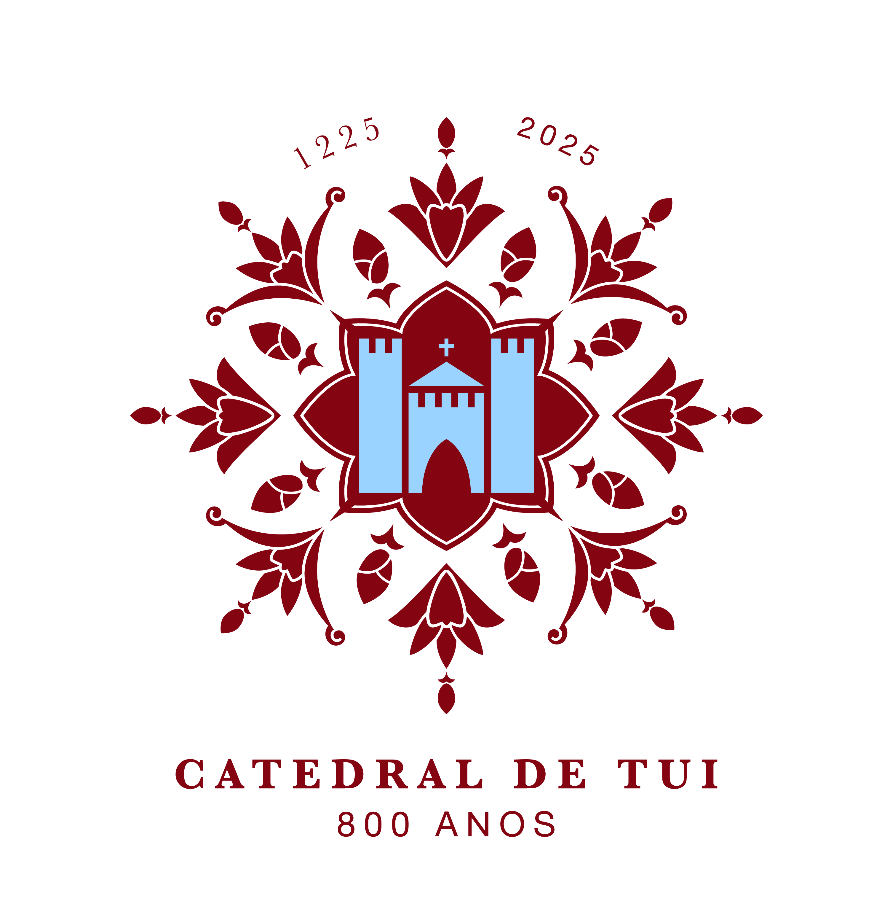 Imaxe de marca da Catedral de Tui polo 800 aniversario