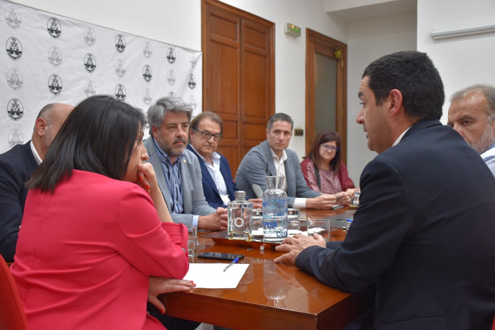 Los presidentes de FEDAC y Cámara de Comercio en una reunión antes de las elecciones para abordar la necesidad de suelo industrial en Alcoy