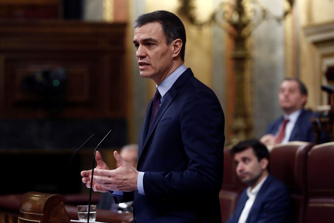 El presidente del Gobierno, Pedro Sánchez