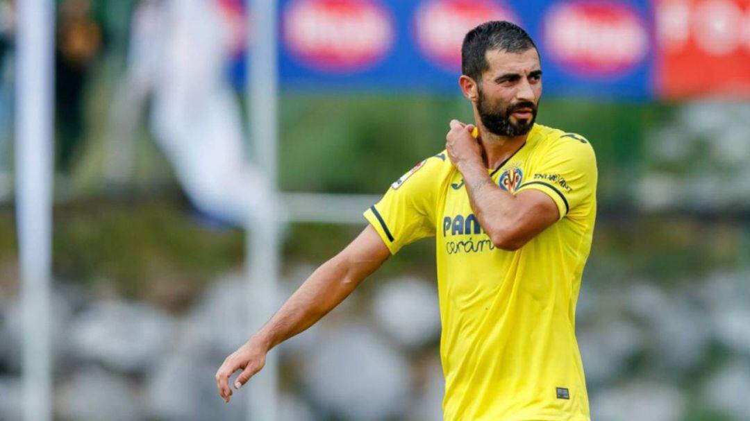 Raúl Albiol durante uno de los partiros de pretemporada