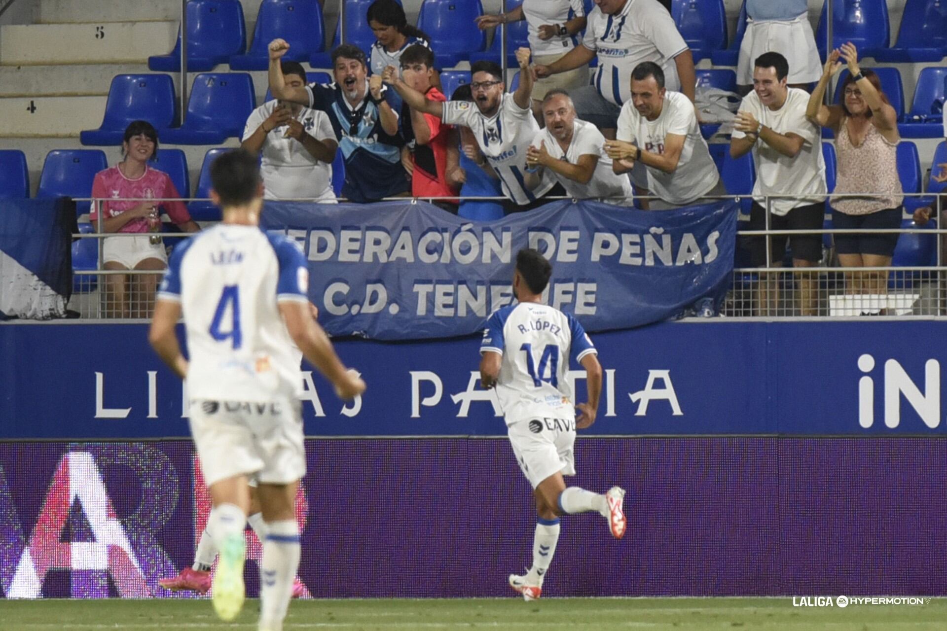 Roberto López marcó su primer gol de la temporada.