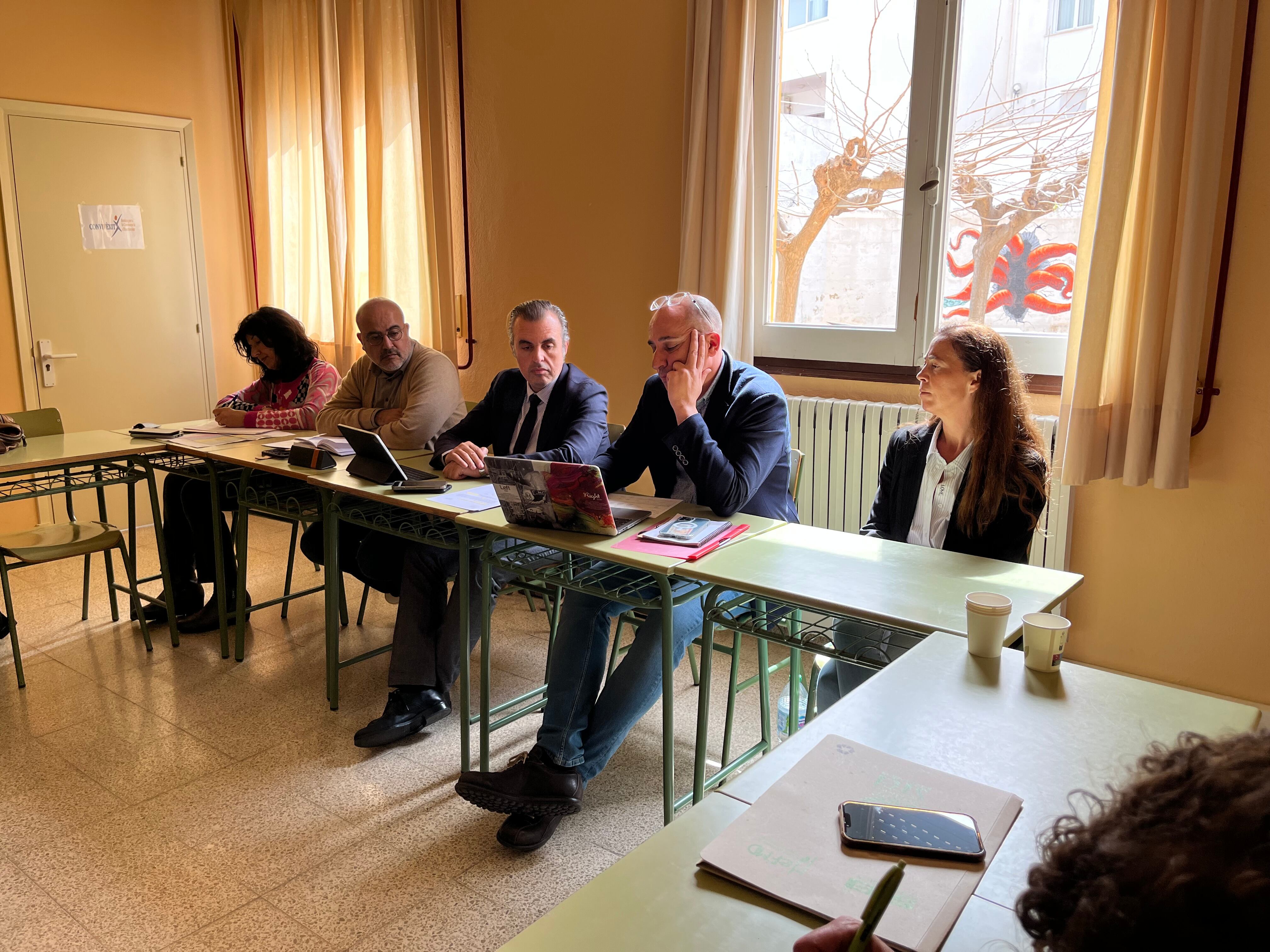Un momento durante la reunión de la Mesa de Insularidad