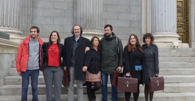 Foto de Archivo: Los diputados de en Marea se acreditan en el Congreso