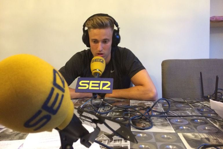 Marcos Llorente durante su entrevista en El Larguero