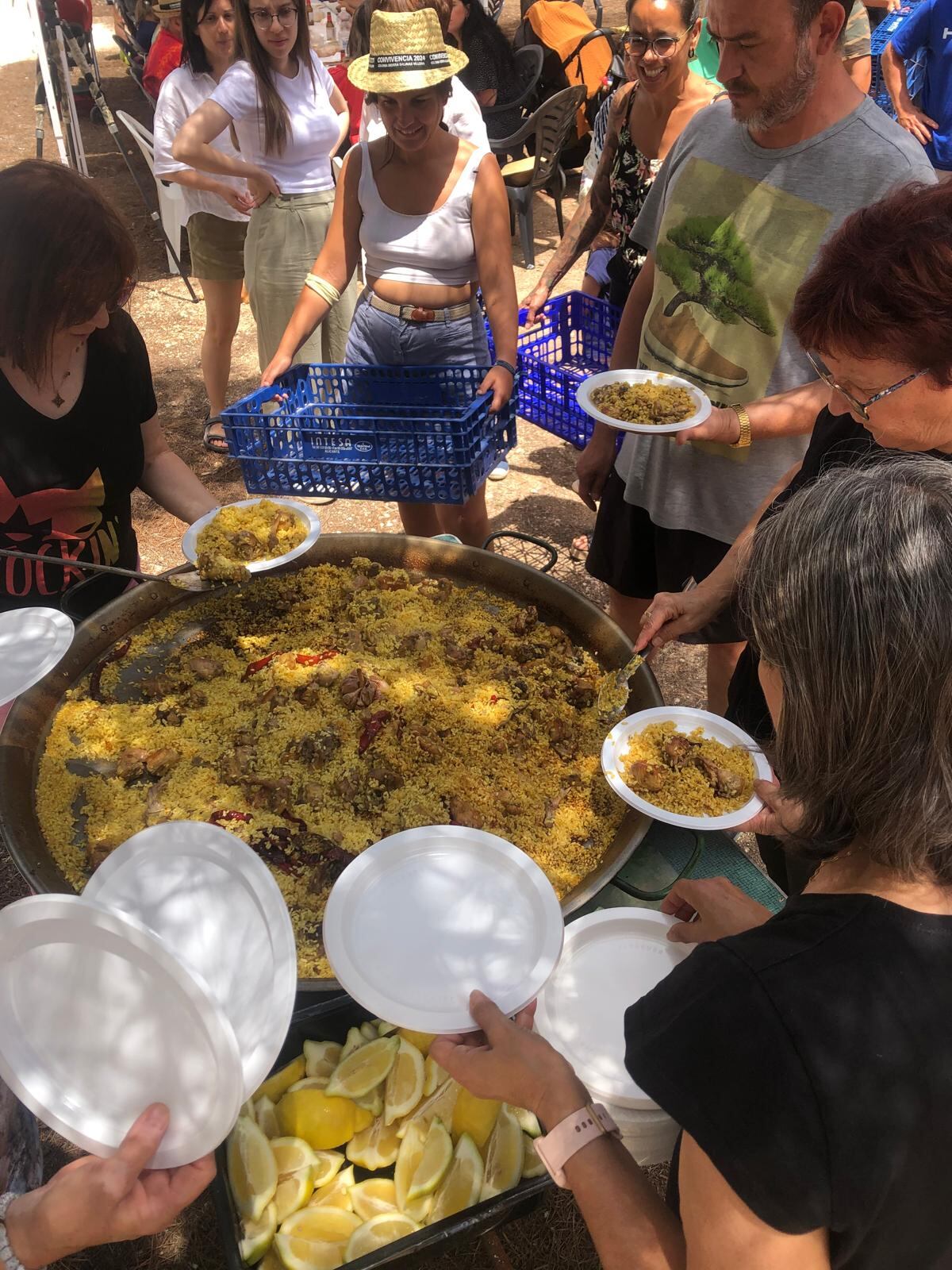 Una de las paellas