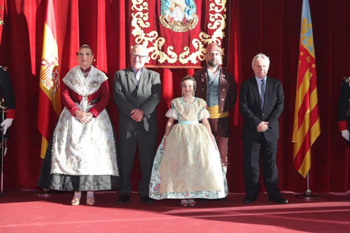Exaltación de Carla García como fallera mayor infantil de València 2020