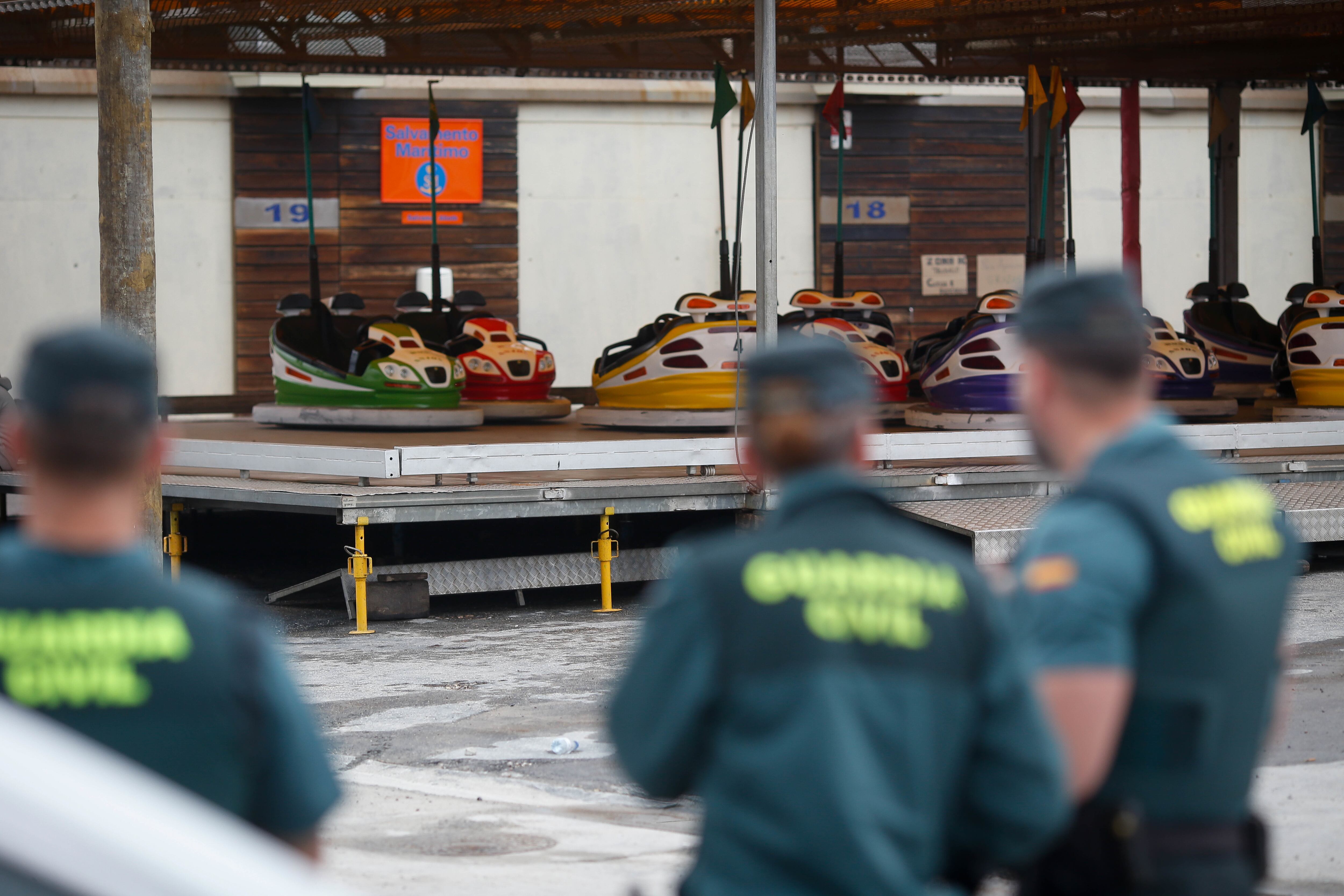 Imagen de archivo. Agentes de la Guardia Civil vigilan una feria de un municipio | Europa Press vía Getty Images