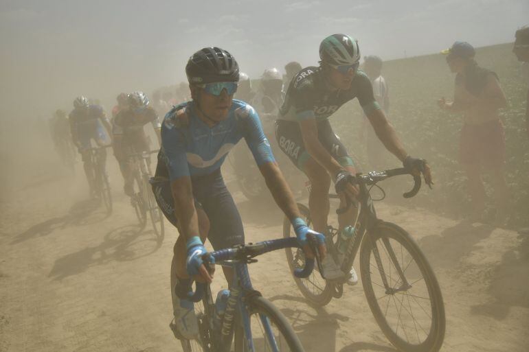 Mikel Landa, el pasado domingo