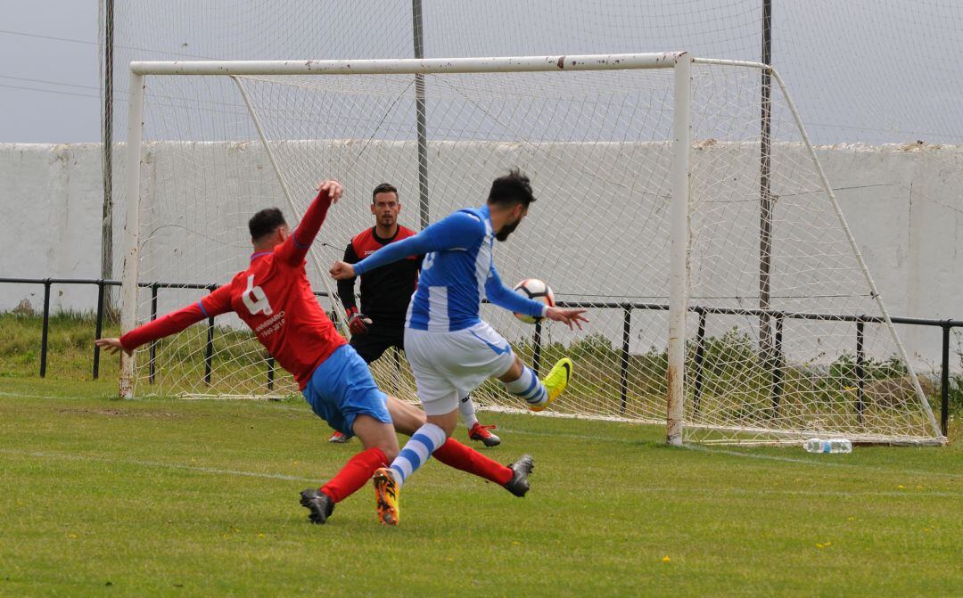 Imagen del partido disputado en Vejer 