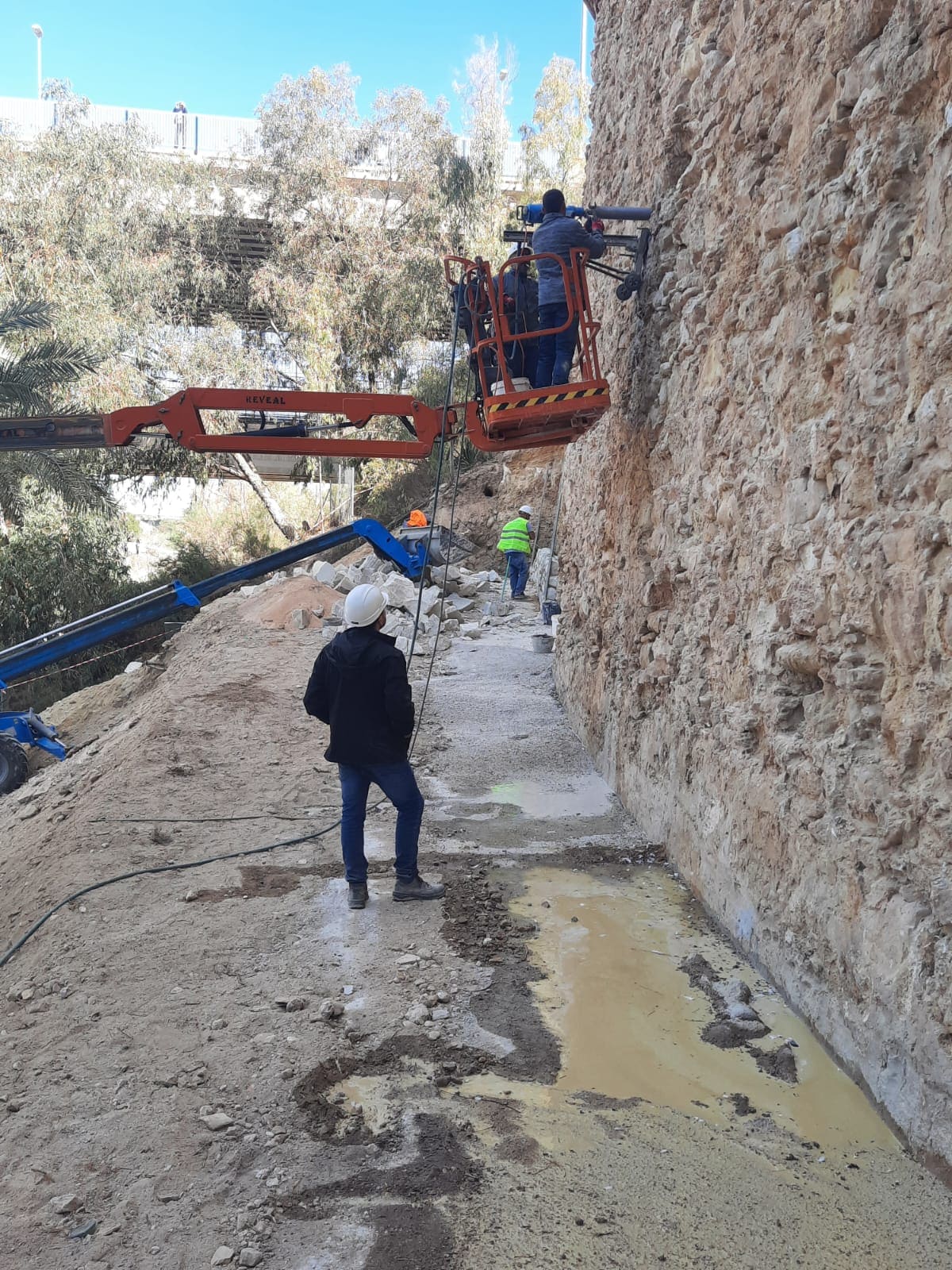 Obras en el Molí del Real, Elche