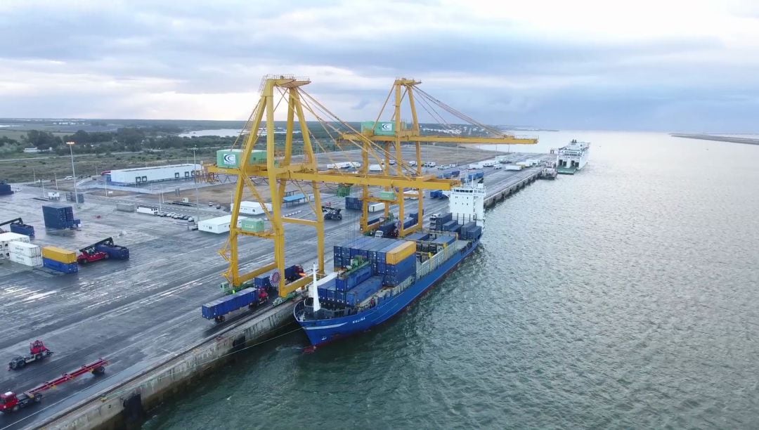 Vista aérea del Muelle Sur