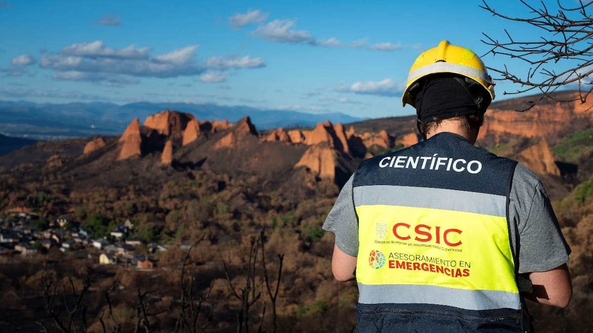 Javier Madrigal del CSIC sobre Las Médulas: 'los dos primeros años son cruciales, pero las afecciones son puntuales y es previsible que se recuperen '