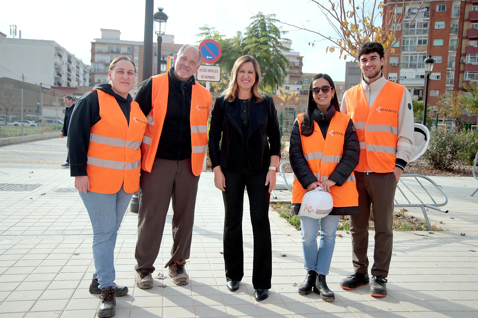 María José Catalá visita las obras del nuevo CEIP Sant Àngel de la Guarda