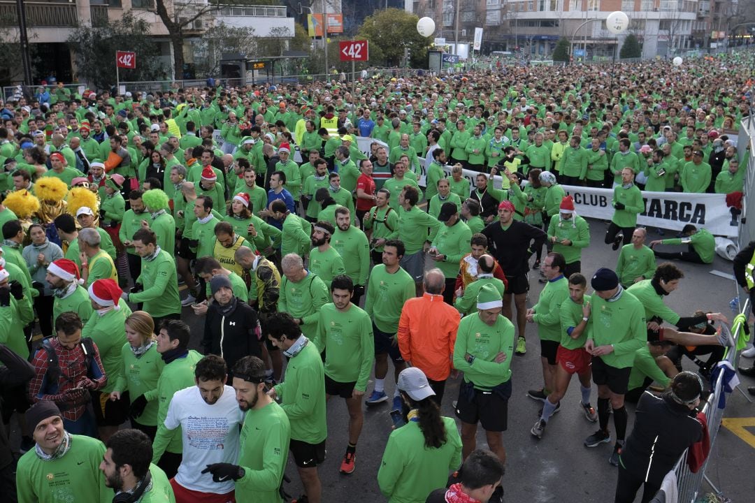 Imagen de la San Silvestre vallecana de 2019