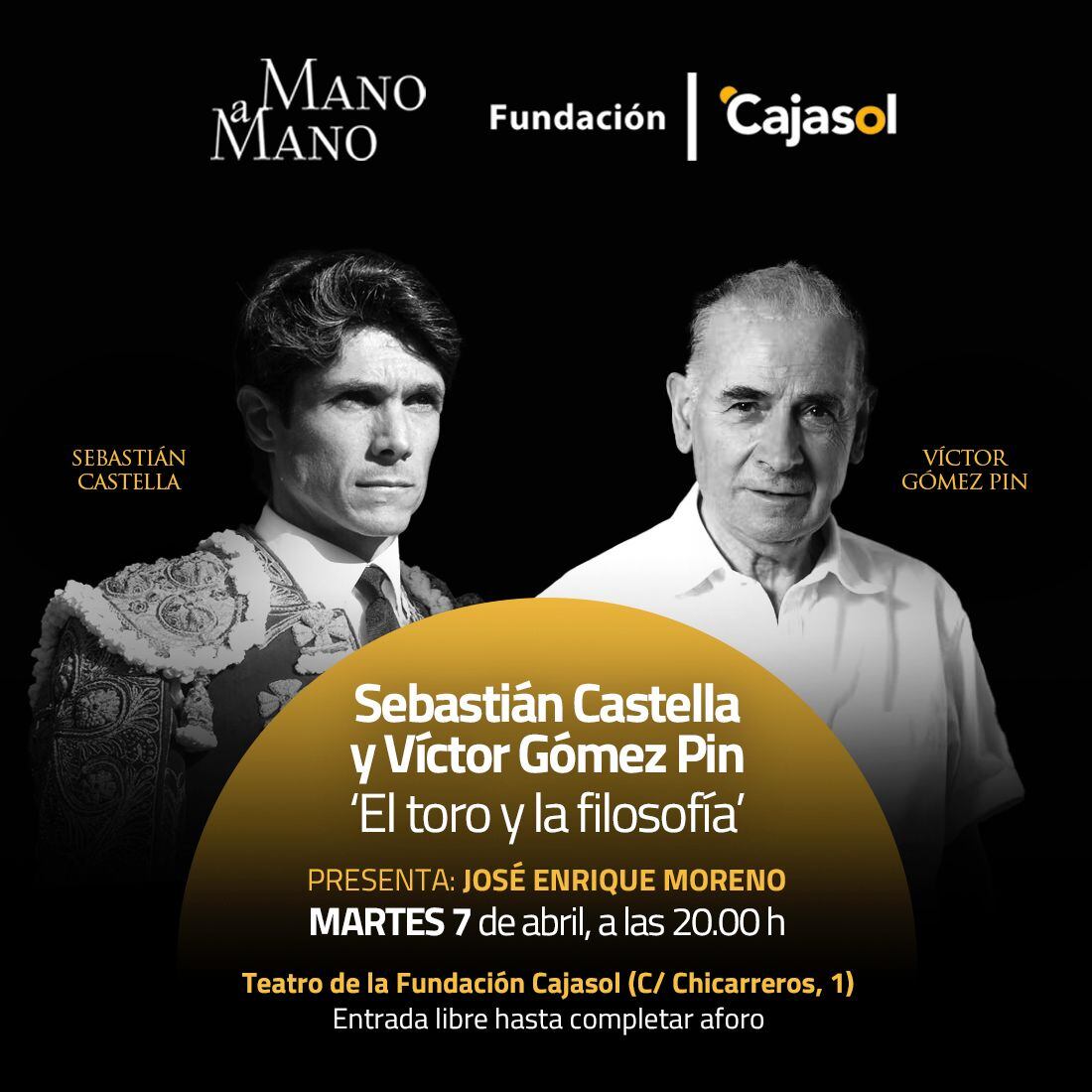 Cartel del 76º Mano a Mano de la Fundación Cajasol