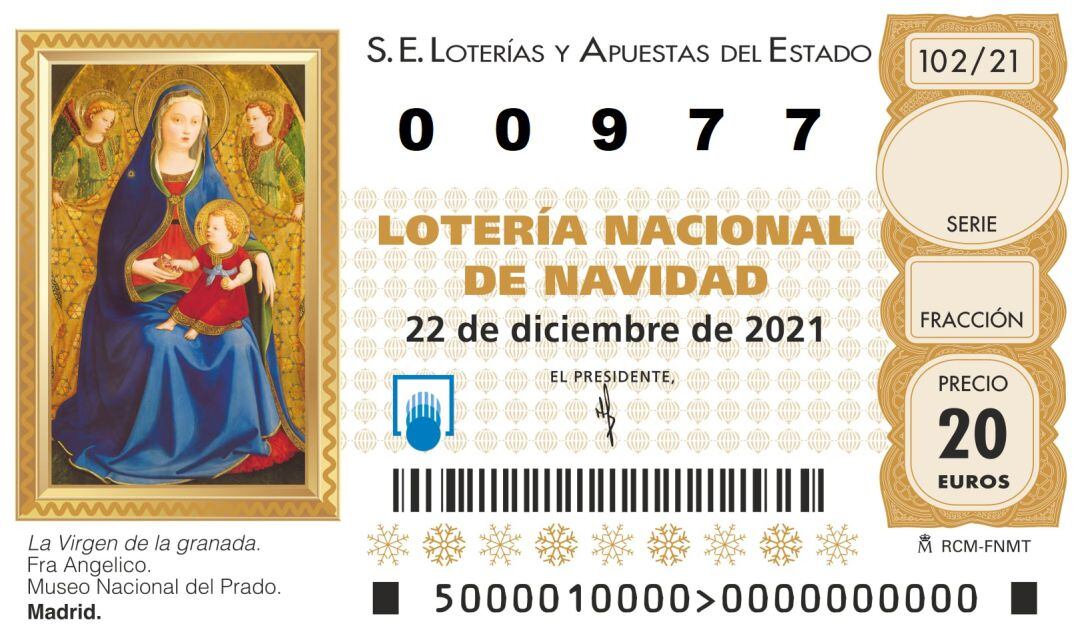 SER Soria juega y regala el número 00977 para el Sorteo del Navidad.