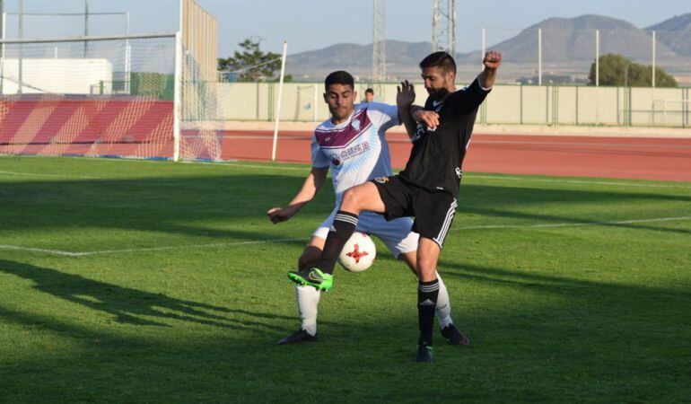 Un momento del partido.