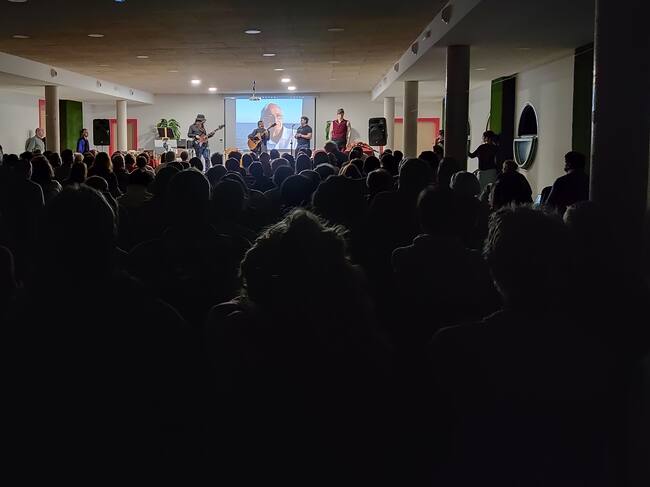 Público en el homenaje a Anchel Conte