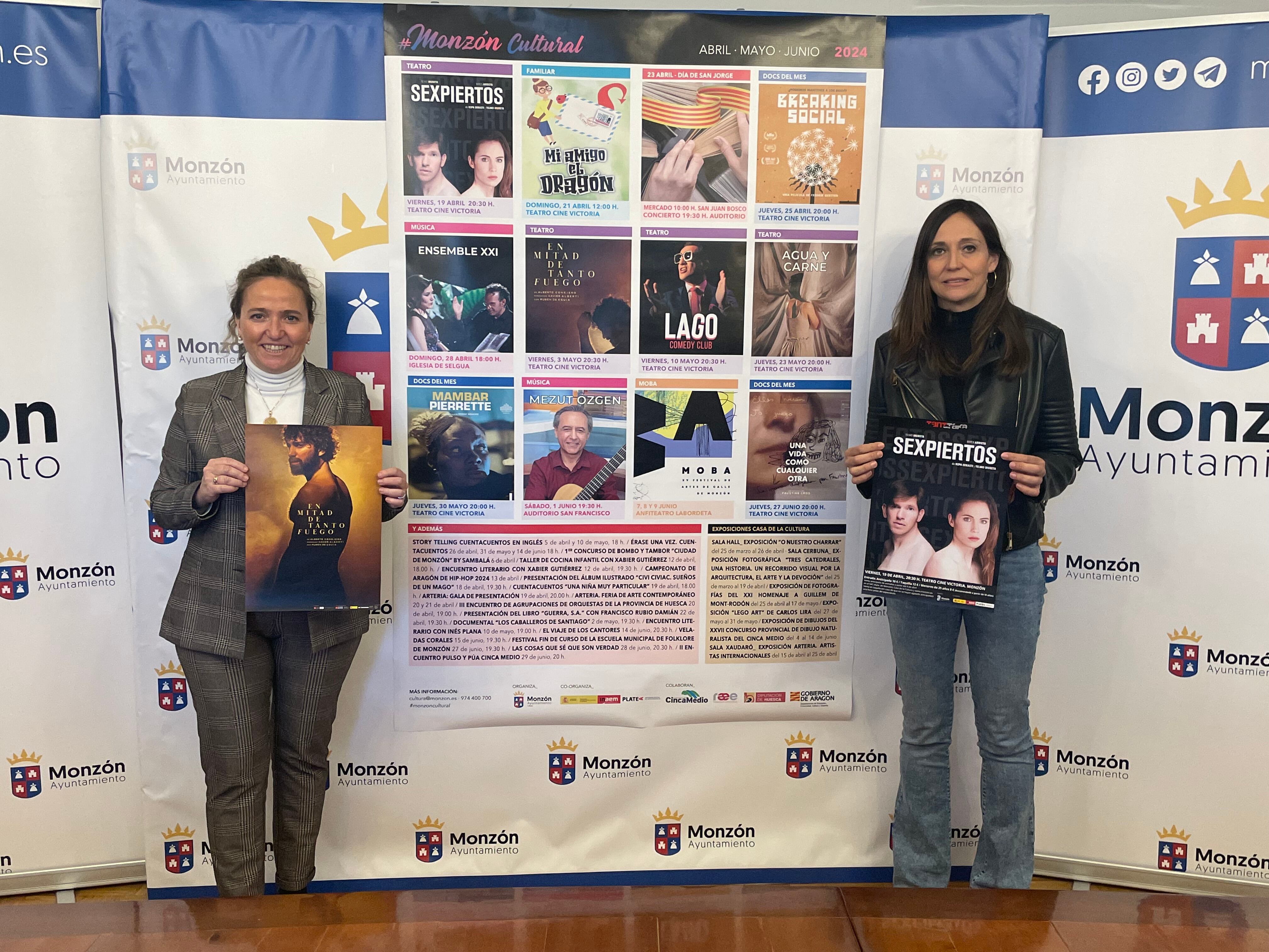 Marta Montaner y Elena Franco han presentado la programación cultural