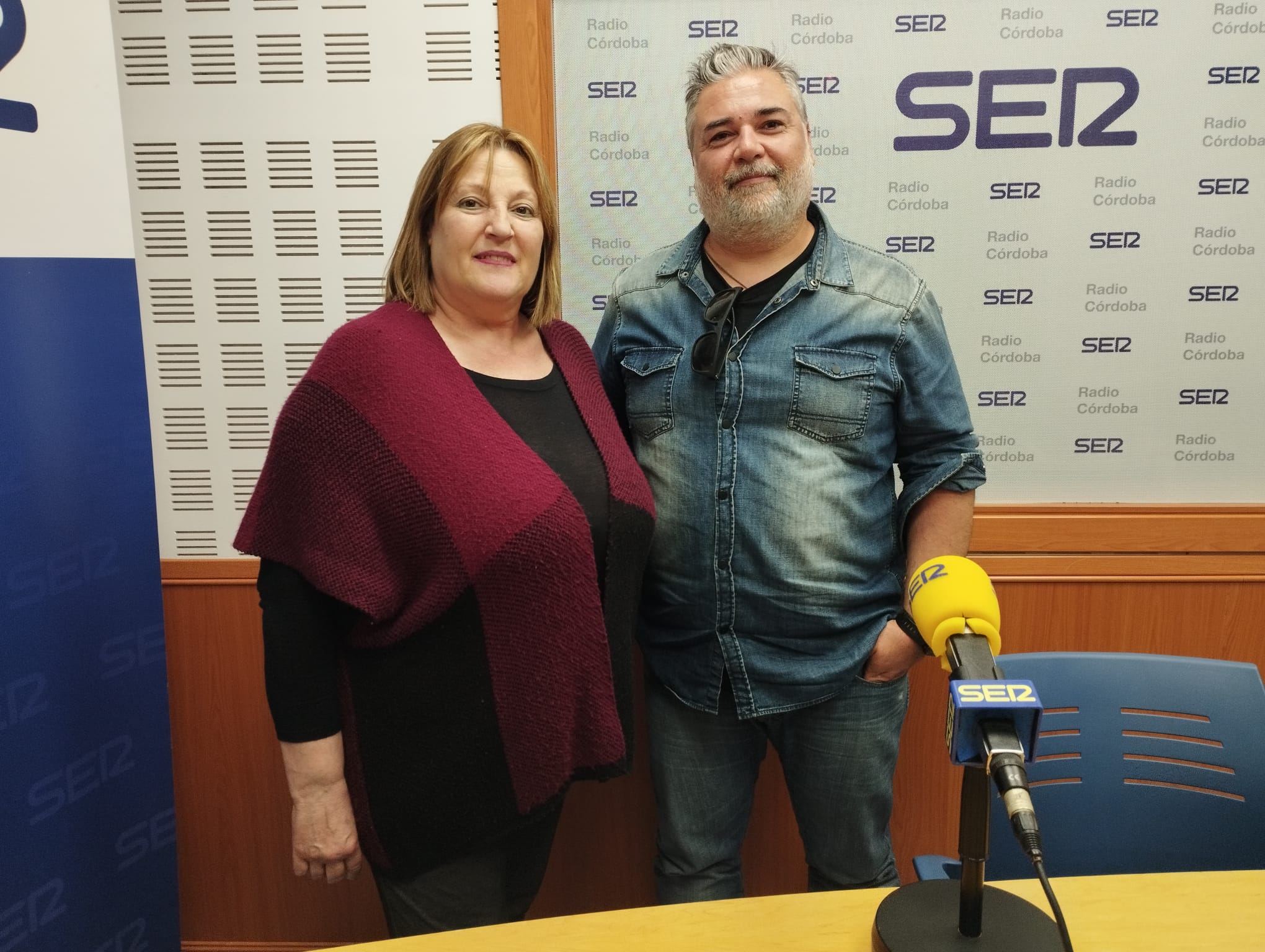 Carmen Recio y Luis Pedregosa, en Radio Córdoba.