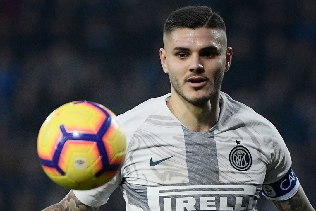 El delantero del Inter Mauro Icardi.