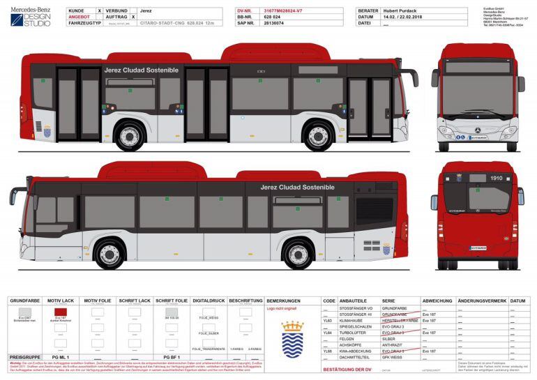 Diseño elegido por los votantes de color rojo y gris plateado