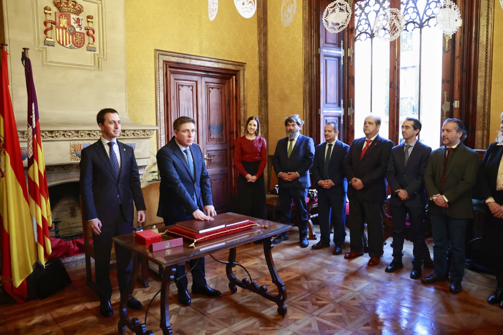 Guillem Ginard toma posesión como nuevo conseller de Turisme. Consell de Mallorca