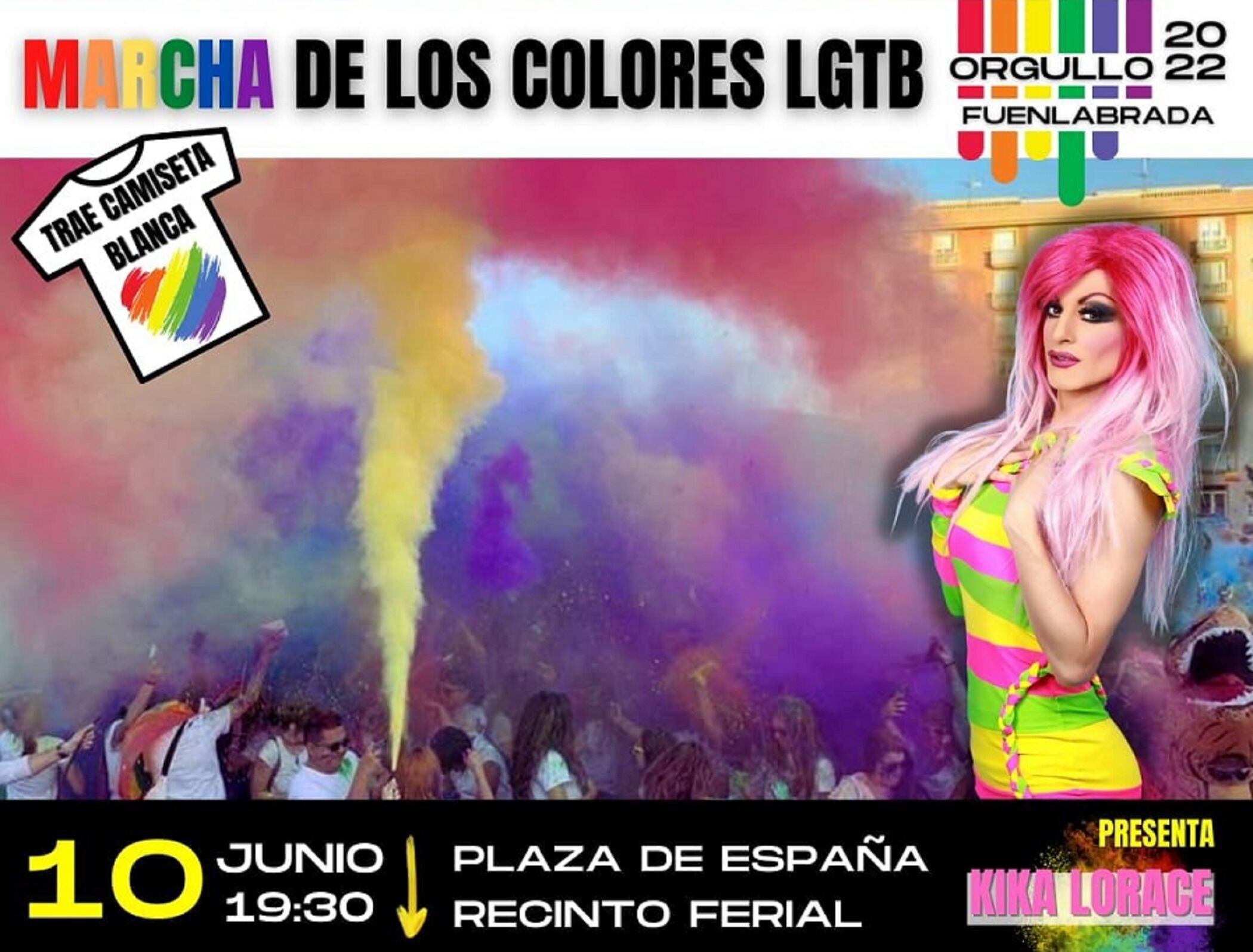 &#039;La Marcha de los Colores&#039; es una de las actividades centrales del mes del Orgullo en Fuenlabrada.