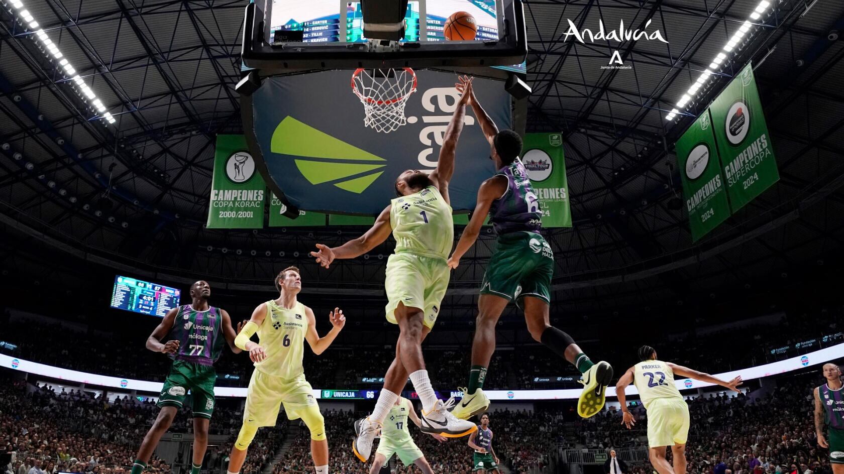 El Unicaja se enfrenta este martes al Barça en el primer partido de los cuartos de final del play off por el título