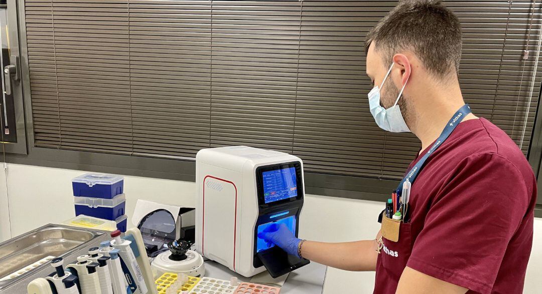 Realización de pruebas PCR 