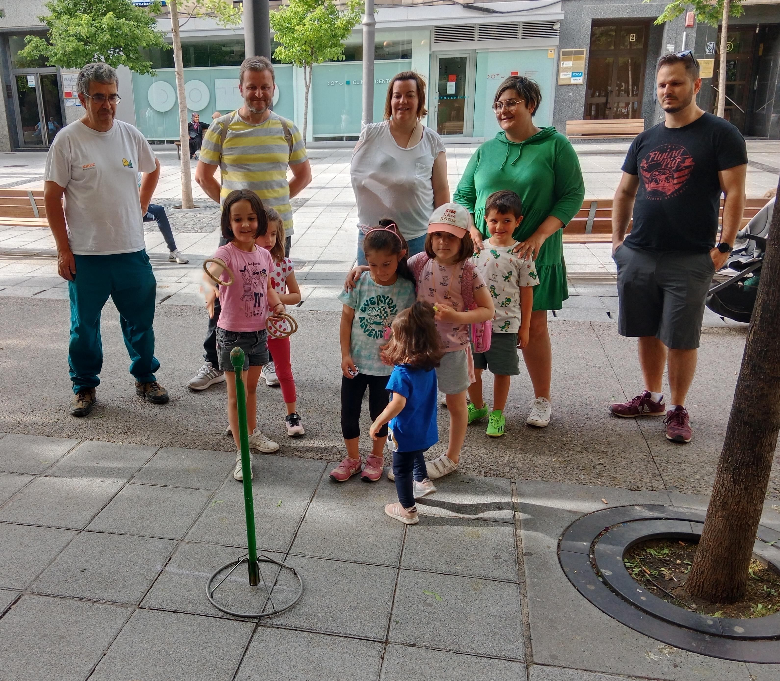 Los juegos tradicionales también fueron protagonistas de la jornada